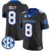 Cutter Boley Jersey 8 Kentucky Wildcats 2025 Limited Stitched Black