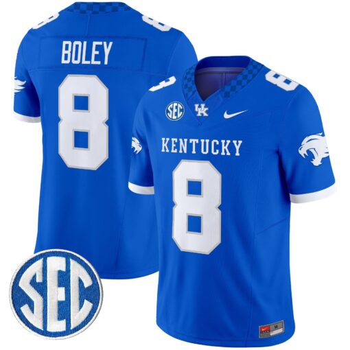 Cutter Boley Jersey #8 Kentucky Wildcats 2025 Limited Stitched - Image 5