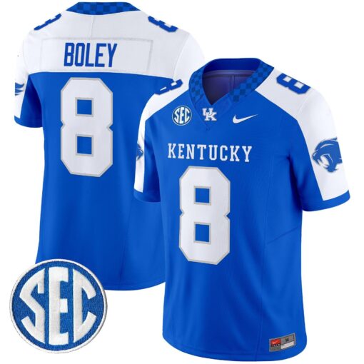 Cutter Boley Jersey #8 Kentucky Wildcats 2025 Limited Stitched - Image 3