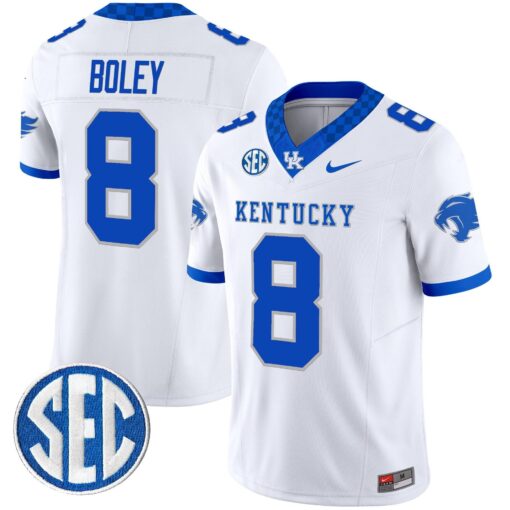 Cutter Boley Jersey #8 Kentucky Wildcats 2025 Limited Stitched - Image 2