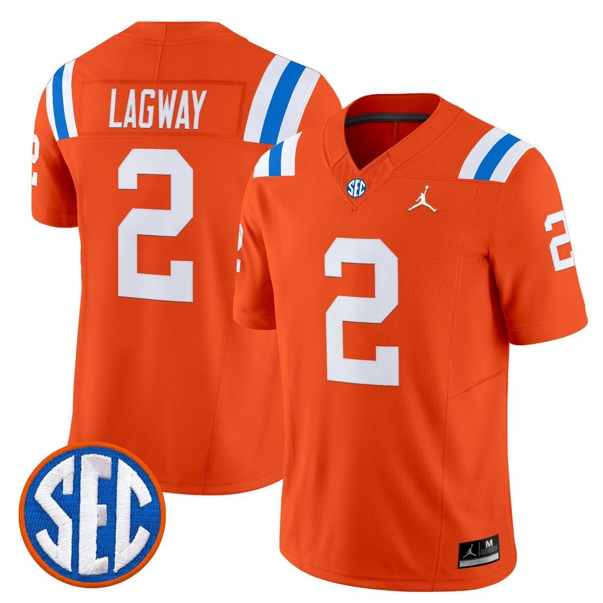 DJ Lagway Jersey #2 Florida Gators 1960s Throwback Vapor Limited - Image 2