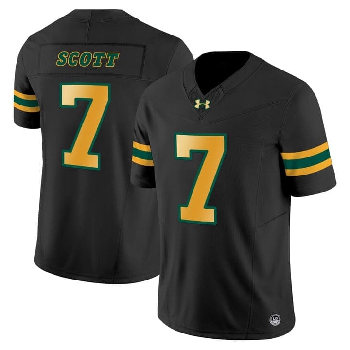 DJ Scott Jersey #7 North Dakota State Bison Vapor Limited Stitched