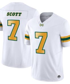 DJ Scott Jersey 7 North Dakota State Bison Vapor Limited Stitched White