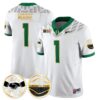 Dakorien Moore Jersey 1 Oregon Ducks 2025 Shoe Duck Stitched White 1a76f1e5 2c50 438f 9709 530f1646764e