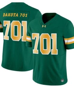 Dakota Jersey 701 North Dakota State Bison Vapor Limited Stitched Green