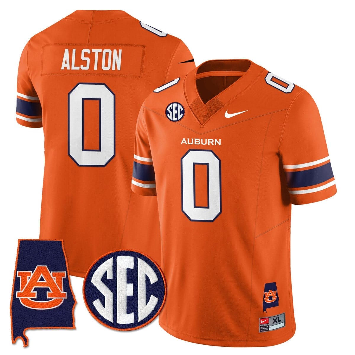 Damari Alston Jersey #0 Auburn Tigers Alabama Patch Vapor Stitched - Image 5