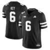 Dane Key Jersey 6 Nebraska Football 2025 Blackout Stitched Black
