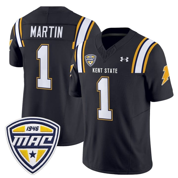 Dashawn Martin Jersey #1 Kent State Golden Flashes 2025 Stitched