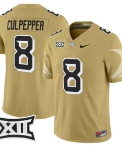 Daunte Culpepper Jersey 8 UCF Knights 2025 Vapor Limited Stitched Gold