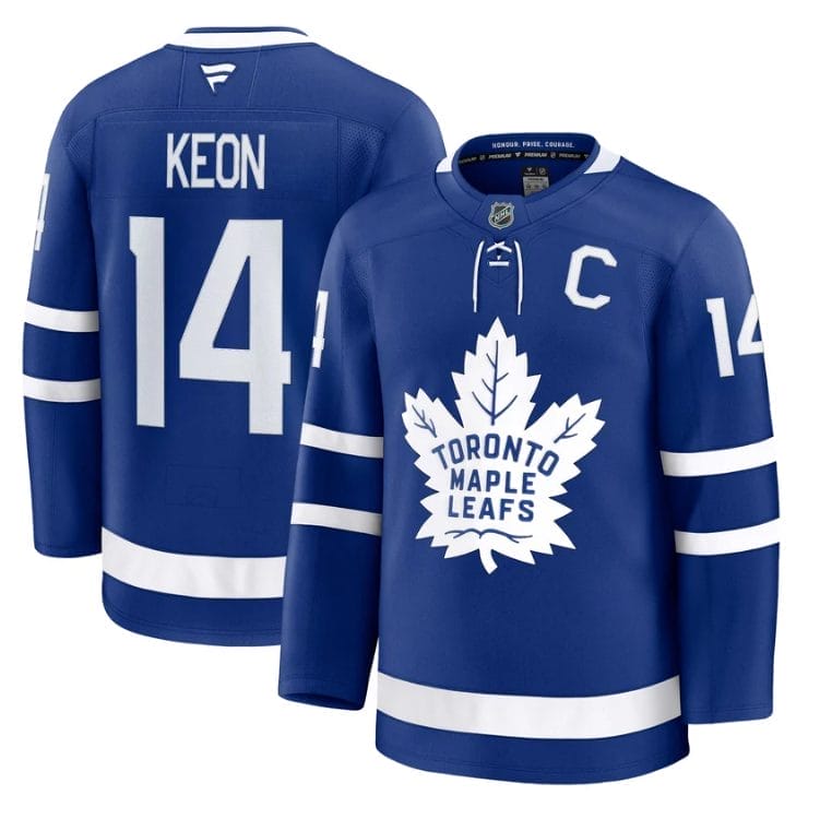 Dave Keon Jersey #14 Toronto Maple Leafs Timeless Stitched