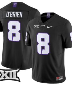 Davey O'Brien Jersey #8 TCU Horned Frogs 2025 Vapor Limited Stitched