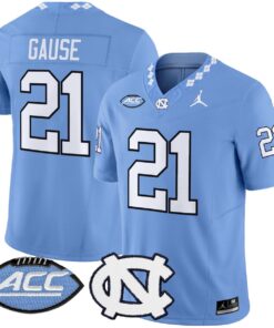 Davion Gause Jersey 21 North Carolina Tar Heels 2025 Limited Stitched Blue 2d95594c 8367 4b0f 9eb4 11e190df9c63