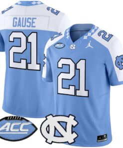 Alternative view of Davion Gause Jersey #21 North Carolina Tar Heels 2025 Limited Stitched