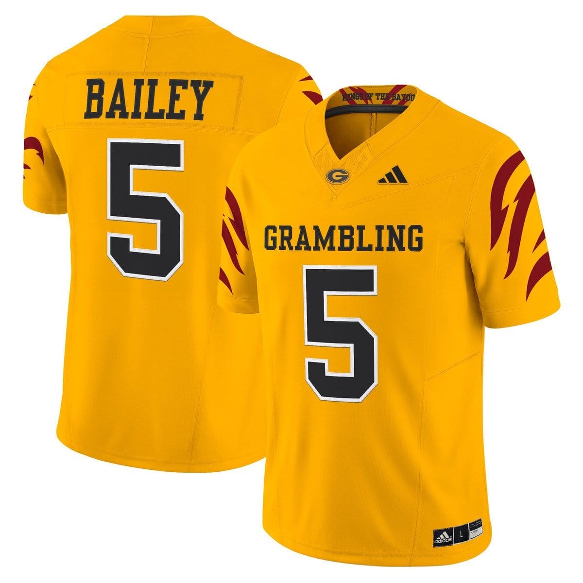 Deljay Bailey Jersey #5 Grambling Tigers 2025 Vapor Limited Stitched - Image 3