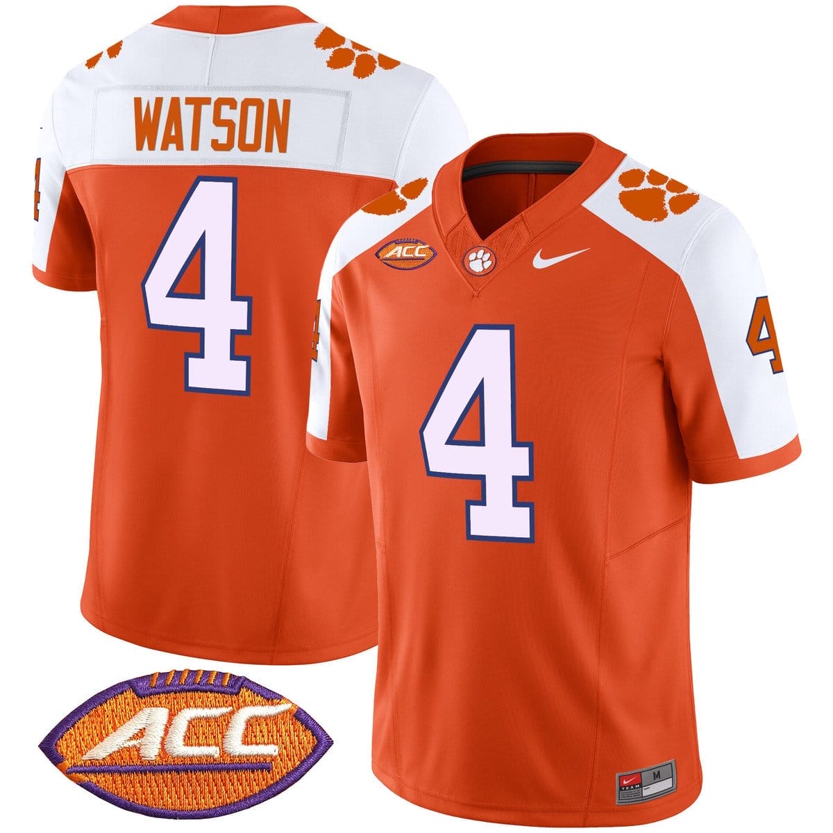 Deshaun Watson Jersey #4 Clemson Tigers 2025 Vapor Limited Stitched - Image 4