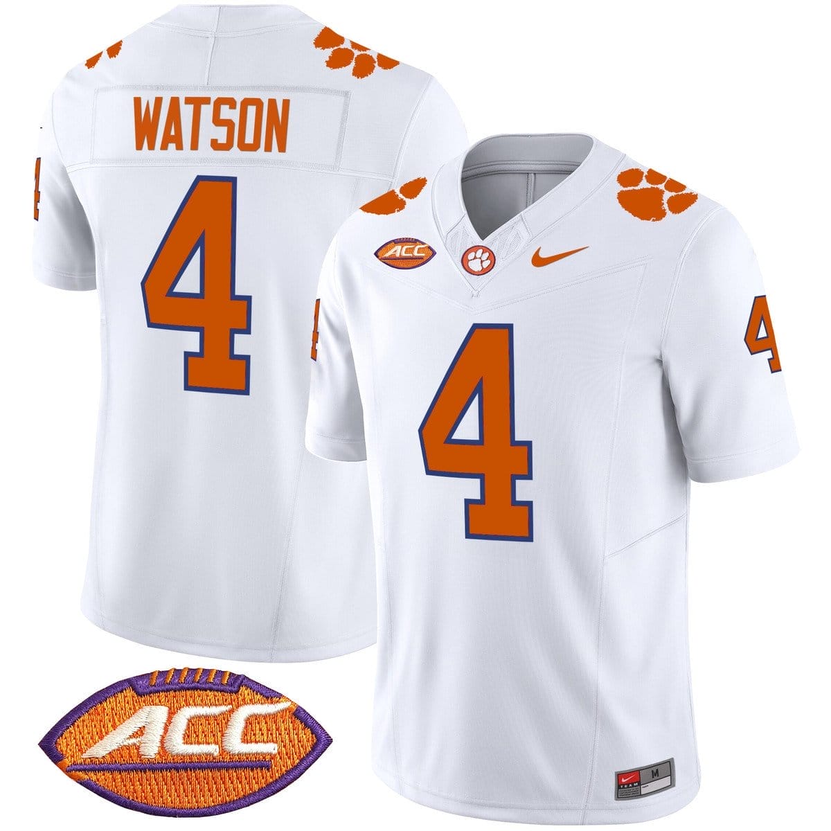 Deshaun Watson Jersey #4 Clemson Tigers 2025 Vapor Limited Stitched - Image 2