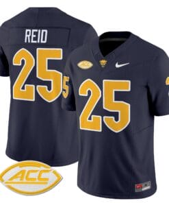 Desmond Reid Jersey 25 Pittsburgh Panthers 2025 Limited Stitched Navy