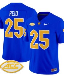 Desmond Reid Jersey 25 Pittsburgh Panthers 2025 Limited Stitched Royal
