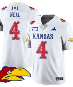 Alternative view of Devin Neal Jersey #4 Kansas Jayhawks Football 2025 Limited Stitched