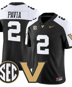 Diego Pavia Jersey 2 Vanderbilt Commodores 2025 Limited Stitched Alternate
