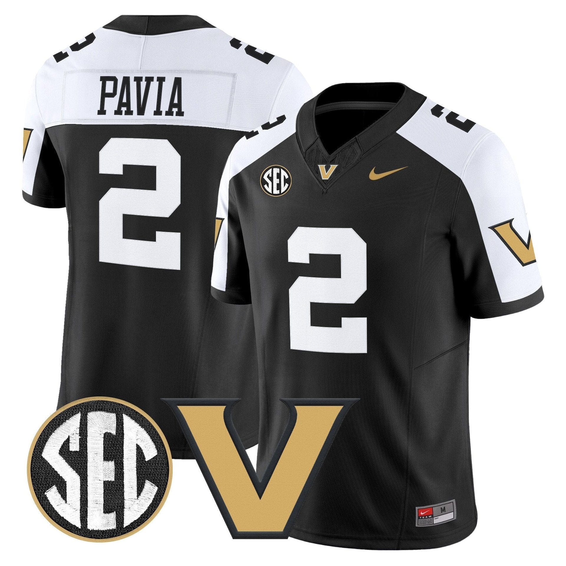 Diego Pavia Jersey #2 Vanderbilt Commodores 2025 Limited Stitched - Image 3