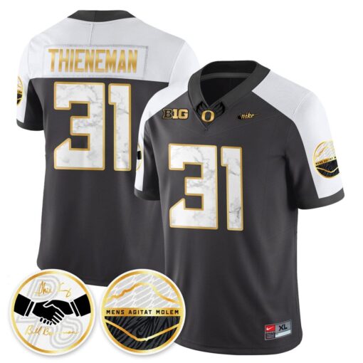 Dillon Thieneman Jersey #31 Oregon Ducks 2025 Shoe Duck Stitched - Image 3