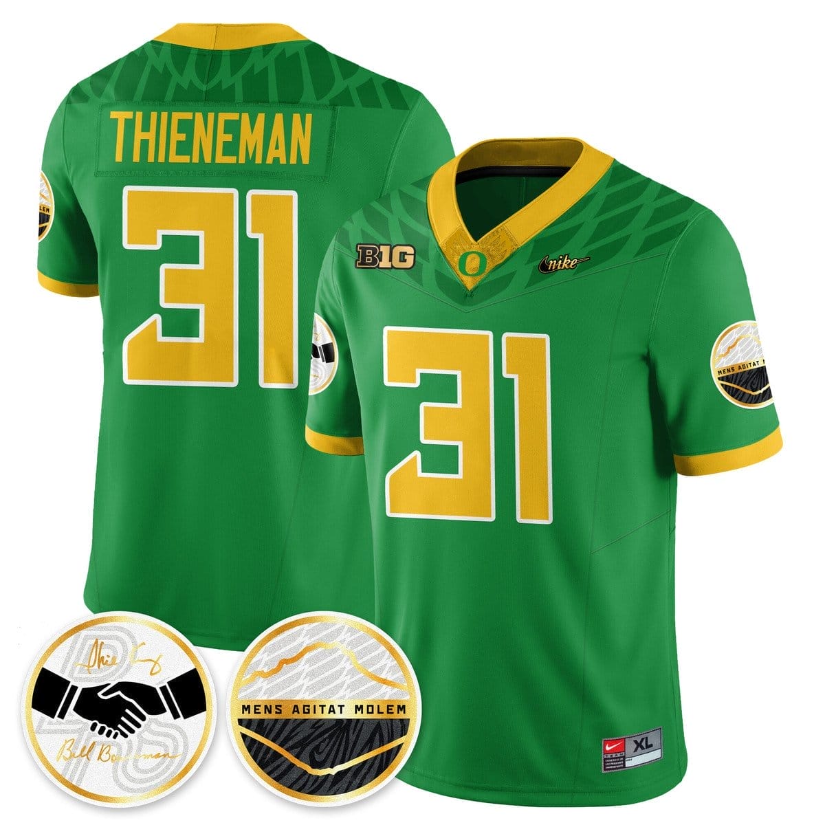 Dillon Thieneman Jersey #31 Oregon Ducks 2025 Shoe Duck Stitched - Image 4