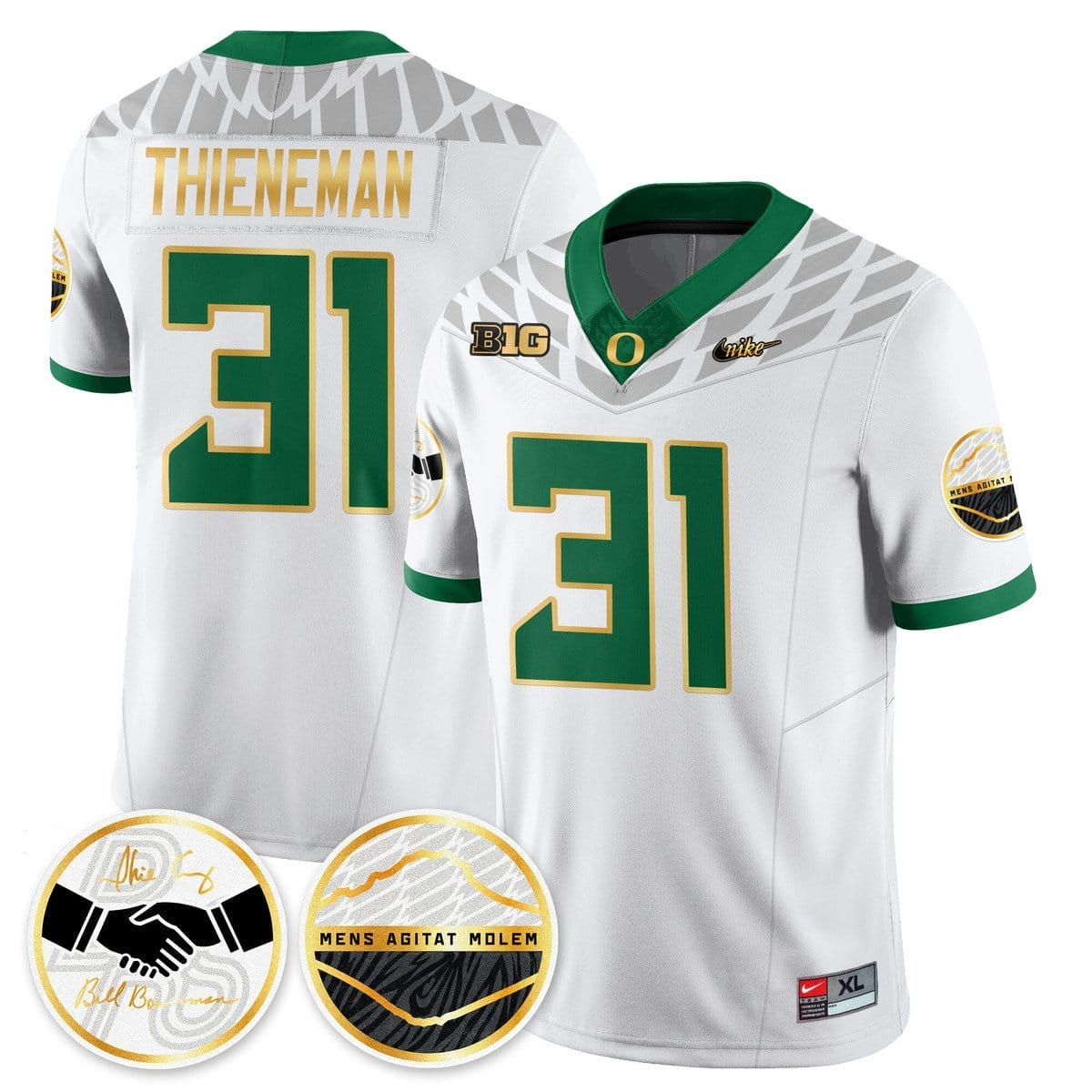 Dillon Thieneman Jersey #31 Oregon Ducks 2025 Shoe Duck Stitched - Image 2