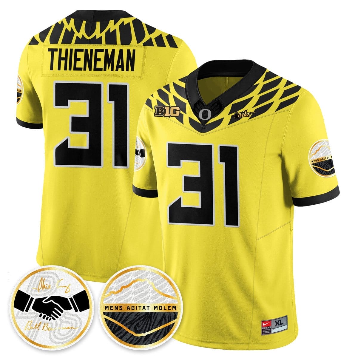 Dillon Thieneman Jersey #31 Oregon Ducks 2025 Shoe Duck Stitched - Image 5