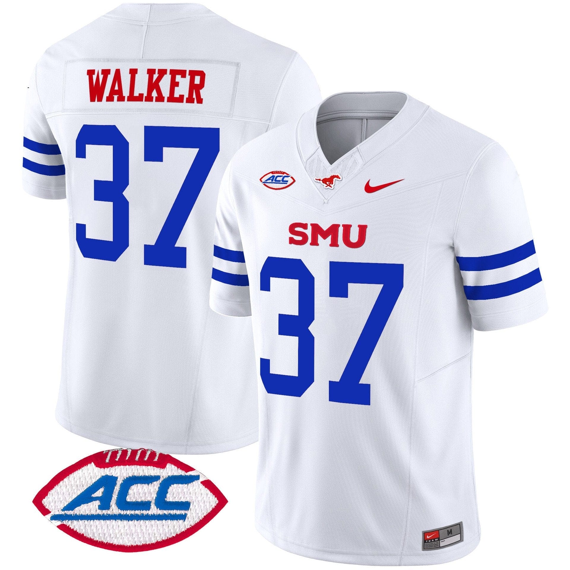 Doak Walker Jersey #37 SMU Mustangs 2025 Vapor Limited Stitched