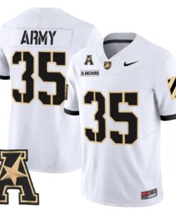 Doc Blanchard Jersey 35 Army Black Knights 2025 Vapor Stitched White