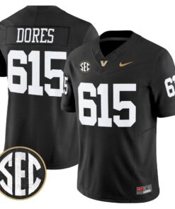 Dores Jersey #615 Vanderbilt Commodores 2025 Limited Stitched