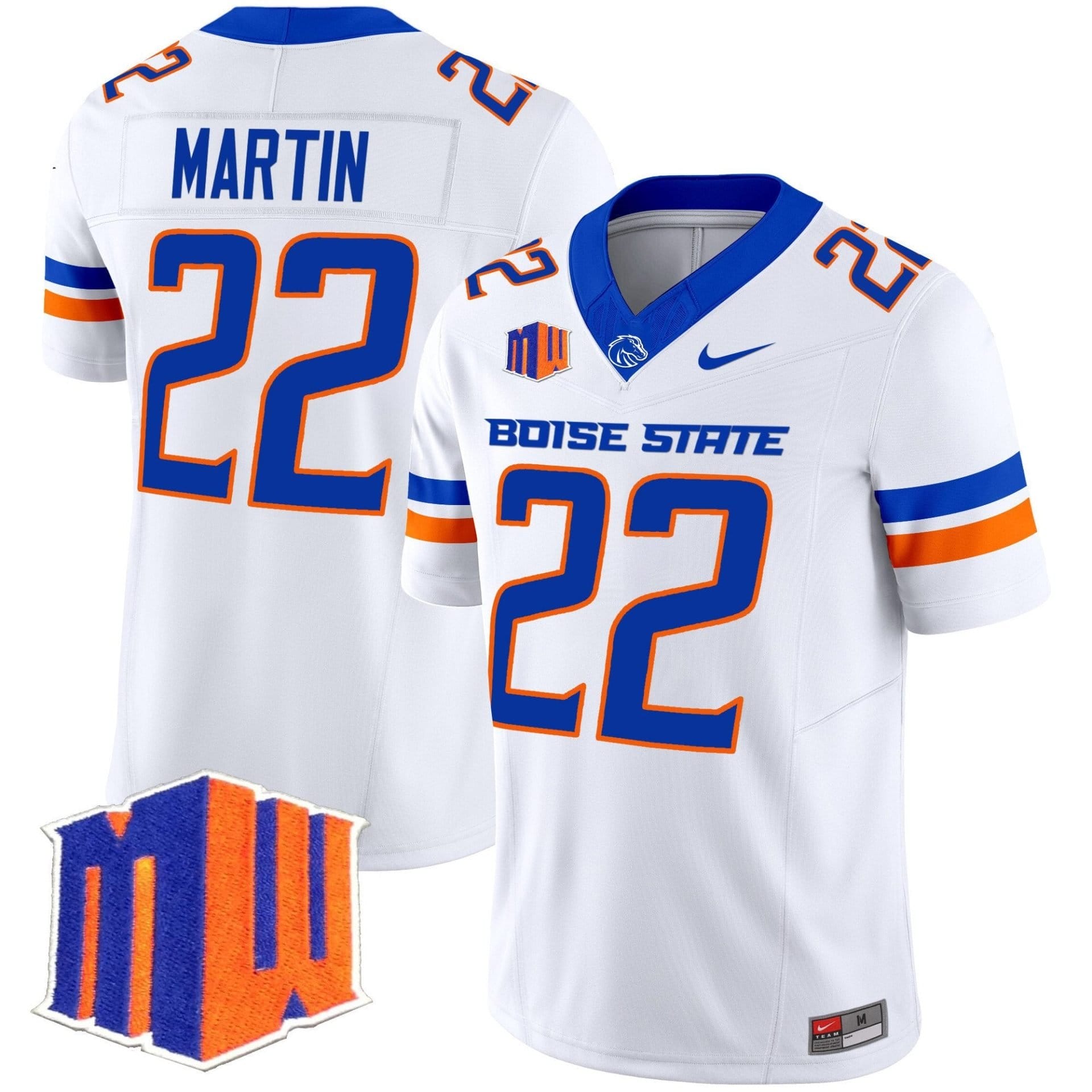 Doug Martin Jersey #22 Boise State Broncos 2025 Vapor Stitched - Image 2