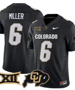 Drelon Miller Jersey #6 Colorado Buffaloes 2025 Limited Stitched