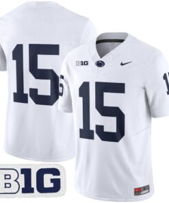 Drew Allar Jersey #15 No Name Penn State Nittany Lions 2025 Stitched