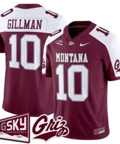 Eli Gillman Jersey 10 Montana Grizzlies 2025 Vapor Limited Stitched Maroon Alter 59ca92be 882e 48a4 8004 dcca01ca2221