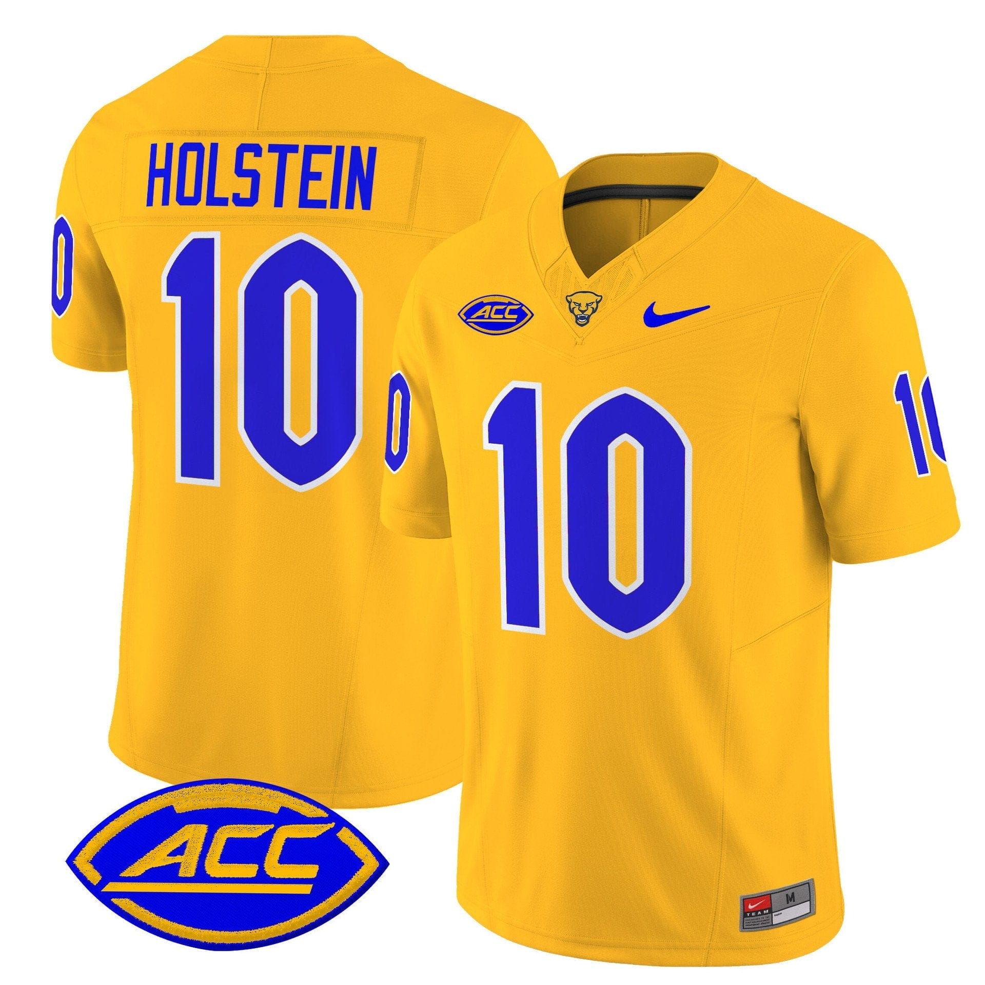 Eli Holstein Jersey #10 Pittsburgh Panthers 2025 Limited Stitched - Image 2