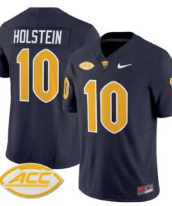 Eli Holstein Jersey 10 Pittsburgh Panthers 2025 Limited Stitched Navy 6f76dda0 e1ad 4fba bfbc 4fe4fa737be7