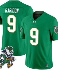 Eli Raridon Jersey 9 Notre Dame 2025 Gridiron Leprechaun Edition Green d156d78c 4d18 4bff 82f2 7b757a45a2ac