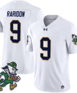 Eli Raridon Jersey #9 Notre Dame 2025 Gridiron Leprechaun Edition