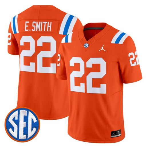 Emmitt Smith Jersey #22 Florida Gators 1960s Throwback Vapor Limited - Image 2