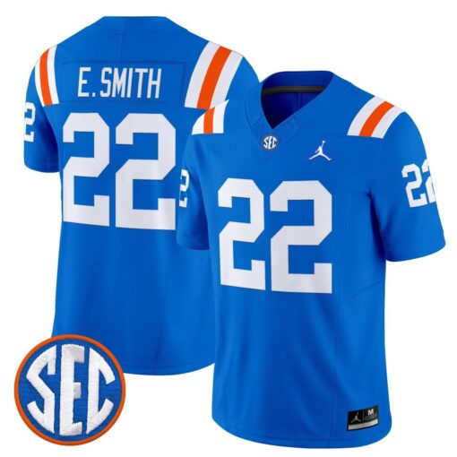 Emmitt Smith Jersey #22 Florida Gators 1960s Throwback Vapor Limited - Image 4