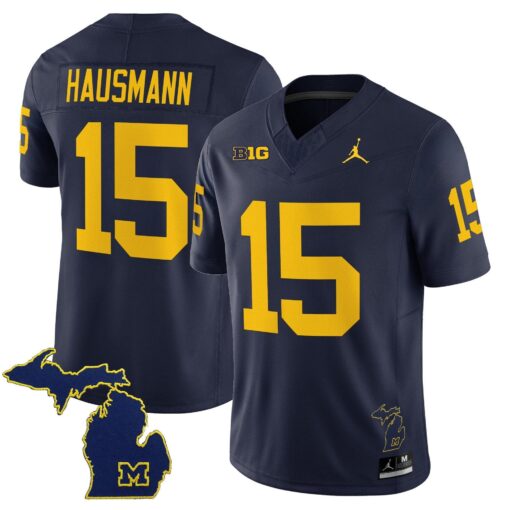 Ernest Hausmann Jersey #15 Michigan Wolverines 2025 Limited V2 Stitched - Image 5