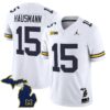 Ernest Hausmann Jersey 15 Michigan Wolverines 2025 Limited V2 Stitched White