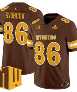 Evan Svoboda Jersey 86 Wyoming Cowboys 2025 Vapor Limited Stitched Brown f888d4ac 4caa 45f5 b1c8 c9a3da47a55b