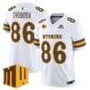 Evan Svoboda Jersey 86 Wyoming Cowboys 2025 Vapor Limited Stitched White
