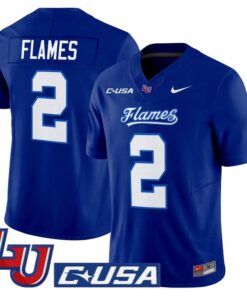 Alternative view of Flames Jersey #2 Liberty Flames 2025 Vapor Limited Stitched