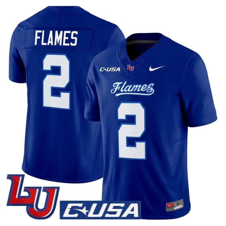 Flames Jersey #2 Liberty Flames 2025 Vapor Limited Stitched - Image 2