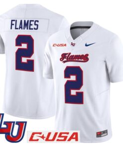 Flames Jersey #2 Liberty Flames 2025 Vapor Limited Stitched