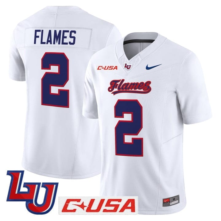 Flames Jersey #2 Liberty Flames 2025 Vapor Limited Stitched